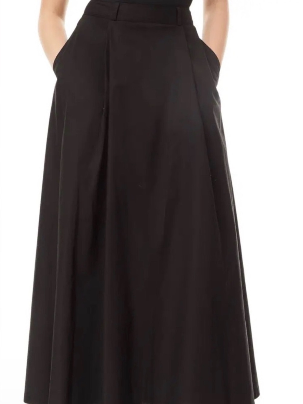 By Design NWOT Cotton Black Maxi Skirt